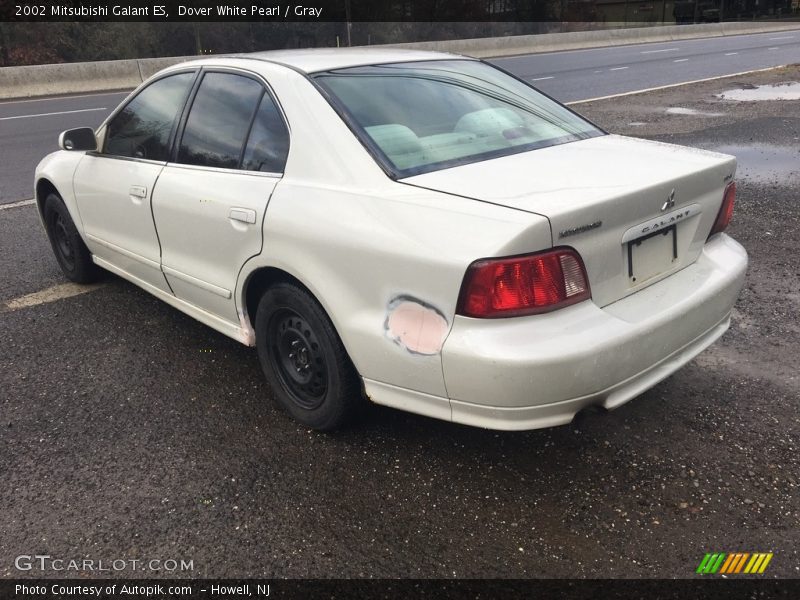 Dover White Pearl / Gray 2002 Mitsubishi Galant ES