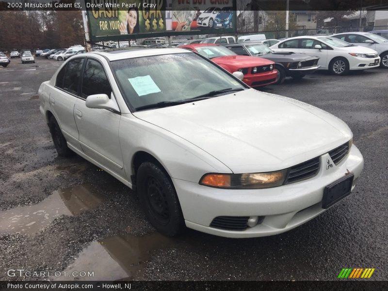 Dover White Pearl / Gray 2002 Mitsubishi Galant ES
