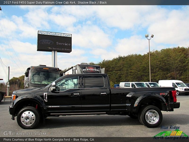Shadow Black / Black 2017 Ford F450 Super Duty Platinum Crew Cab 4x4