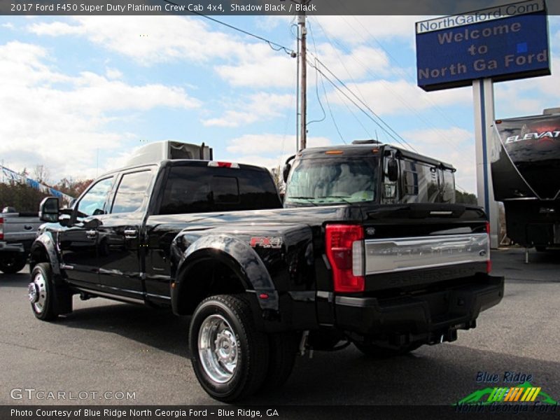 Shadow Black / Black 2017 Ford F450 Super Duty Platinum Crew Cab 4x4