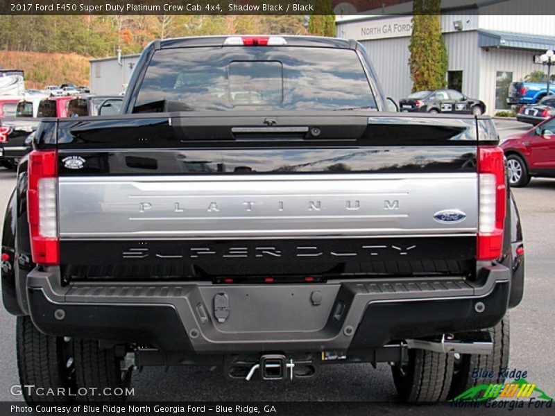 Shadow Black / Black 2017 Ford F450 Super Duty Platinum Crew Cab 4x4