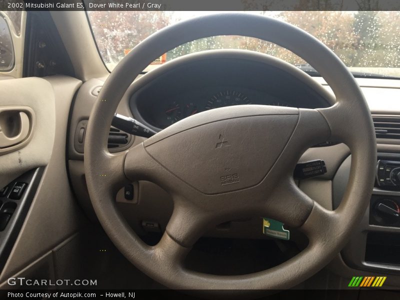 Dover White Pearl / Gray 2002 Mitsubishi Galant ES