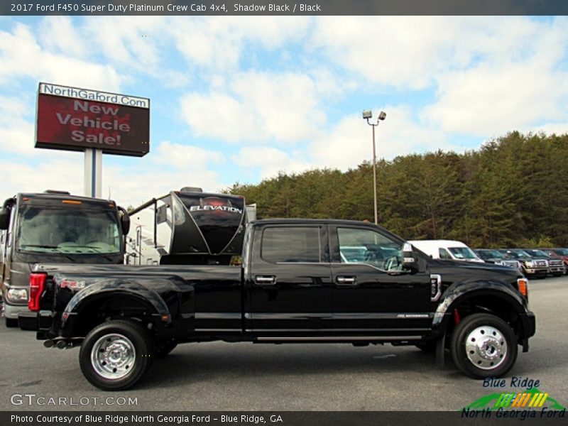 Shadow Black / Black 2017 Ford F450 Super Duty Platinum Crew Cab 4x4