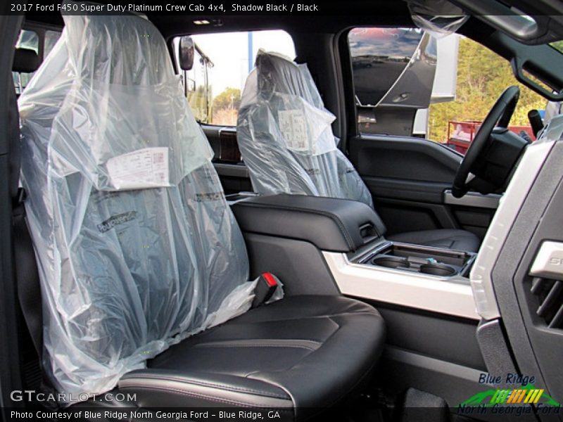 Shadow Black / Black 2017 Ford F450 Super Duty Platinum Crew Cab 4x4
