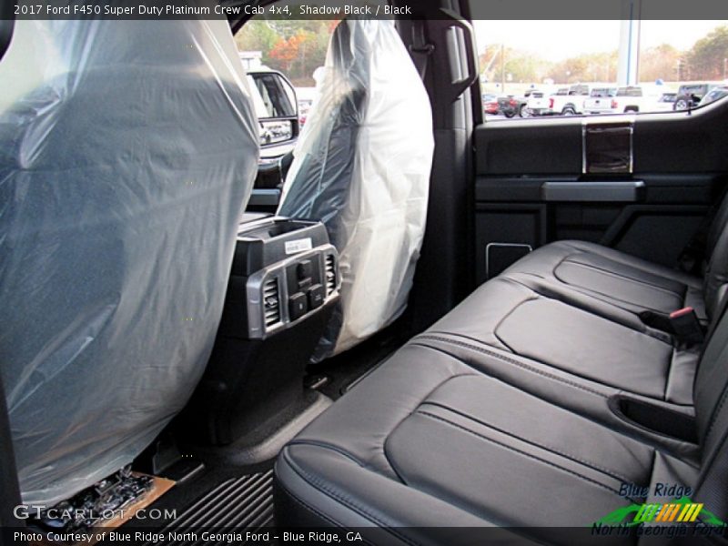 Shadow Black / Black 2017 Ford F450 Super Duty Platinum Crew Cab 4x4