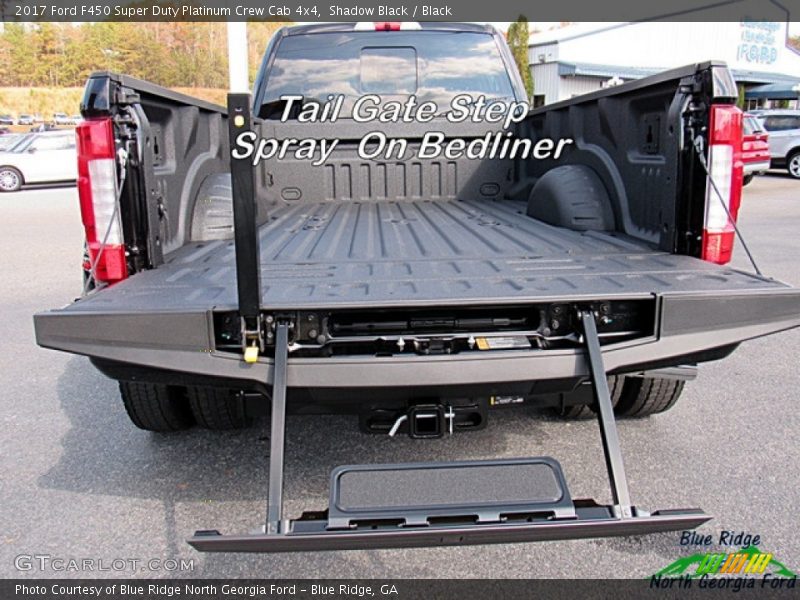 Shadow Black / Black 2017 Ford F450 Super Duty Platinum Crew Cab 4x4