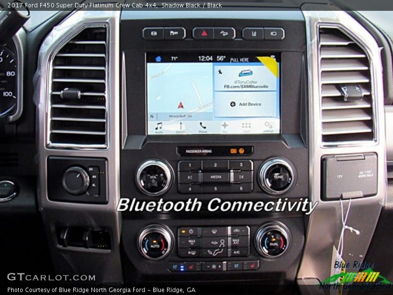 Shadow Black / Black 2017 Ford F450 Super Duty Platinum Crew Cab 4x4