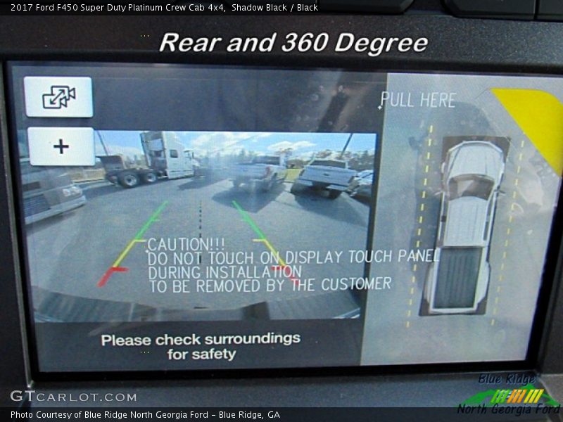Shadow Black / Black 2017 Ford F450 Super Duty Platinum Crew Cab 4x4