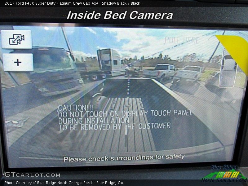 Shadow Black / Black 2017 Ford F450 Super Duty Platinum Crew Cab 4x4