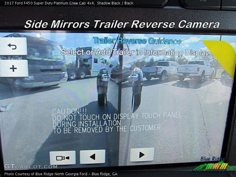 Shadow Black / Black 2017 Ford F450 Super Duty Platinum Crew Cab 4x4