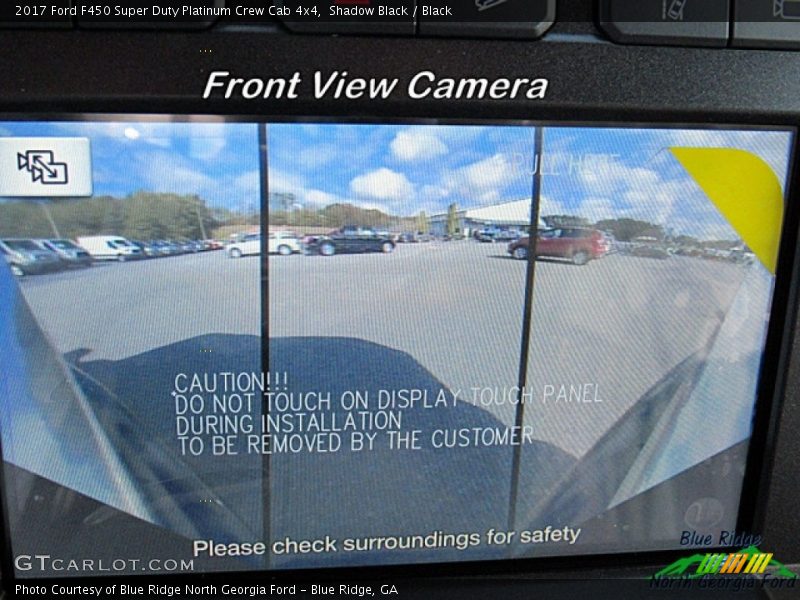 Shadow Black / Black 2017 Ford F450 Super Duty Platinum Crew Cab 4x4