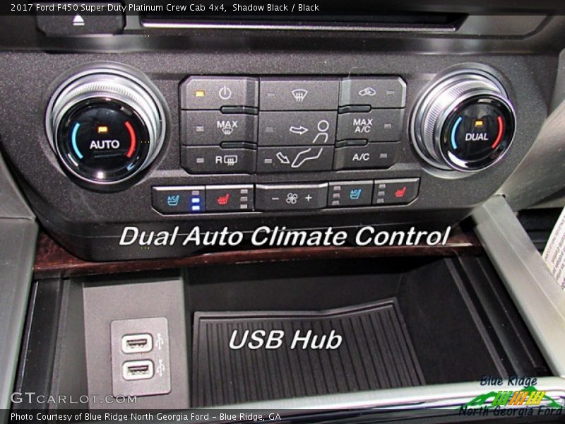 Shadow Black / Black 2017 Ford F450 Super Duty Platinum Crew Cab 4x4