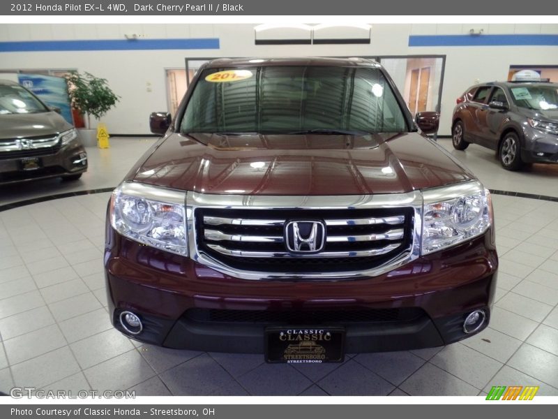 Dark Cherry Pearl II / Black 2012 Honda Pilot EX-L 4WD