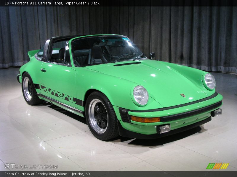 Front 3/4 View of 1974 911 Carrera Targa