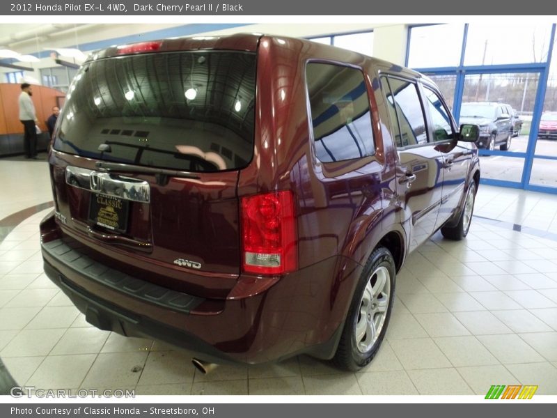 Dark Cherry Pearl II / Black 2012 Honda Pilot EX-L 4WD