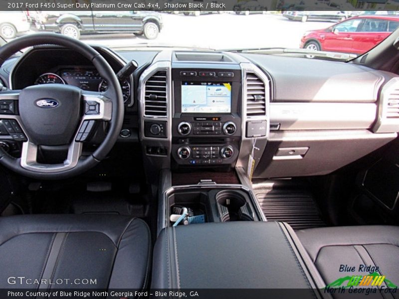 Shadow Black / Black 2017 Ford F450 Super Duty Platinum Crew Cab 4x4