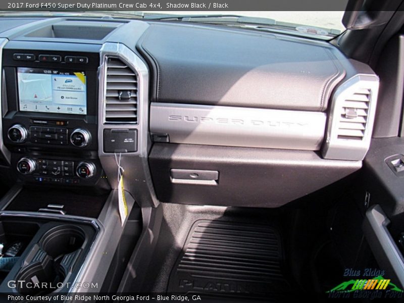 Shadow Black / Black 2017 Ford F450 Super Duty Platinum Crew Cab 4x4