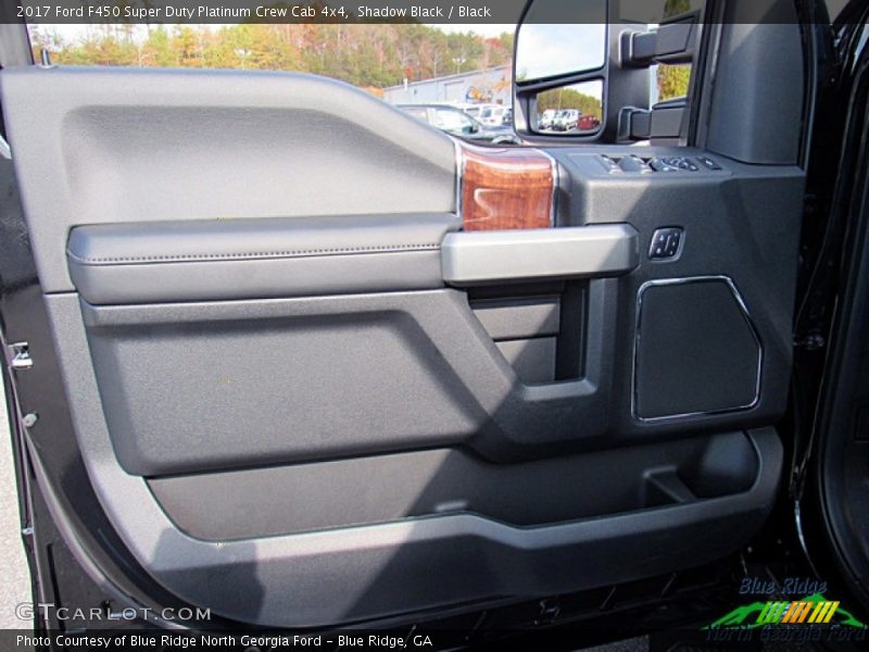 Shadow Black / Black 2017 Ford F450 Super Duty Platinum Crew Cab 4x4