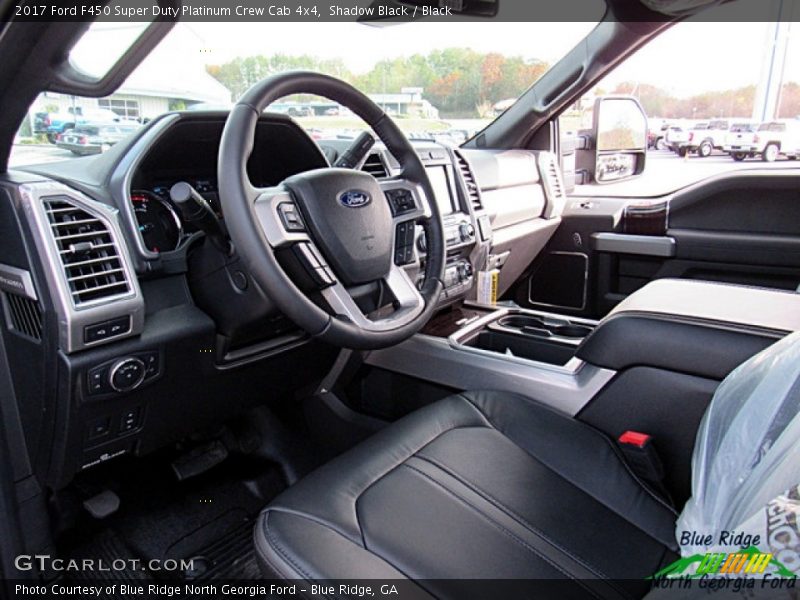 Shadow Black / Black 2017 Ford F450 Super Duty Platinum Crew Cab 4x4