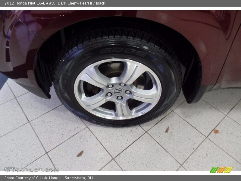 Dark Cherry Pearl II / Black 2012 Honda Pilot EX-L 4WD