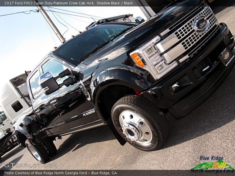 Shadow Black / Black 2017 Ford F450 Super Duty Platinum Crew Cab 4x4
