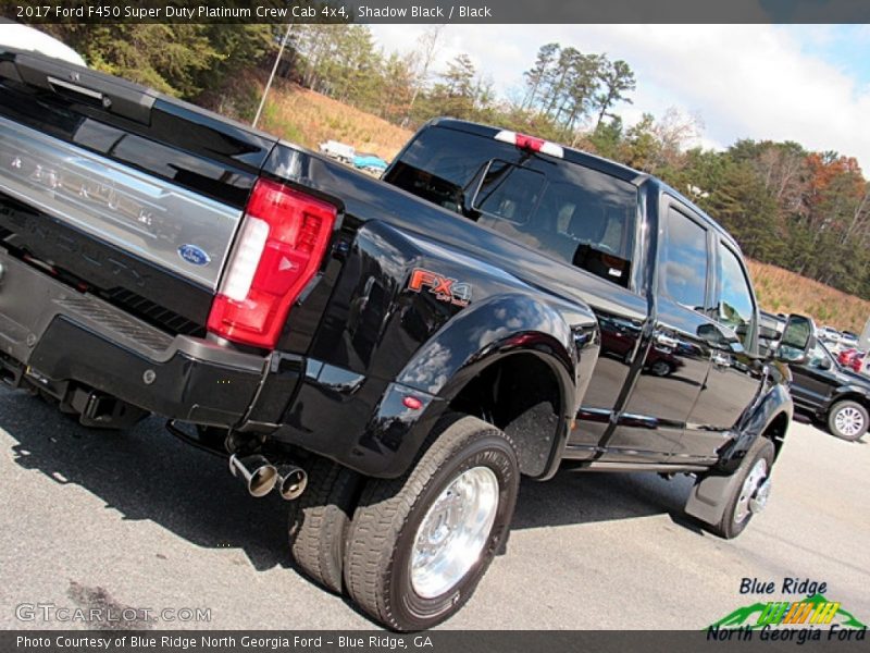 Shadow Black / Black 2017 Ford F450 Super Duty Platinum Crew Cab 4x4