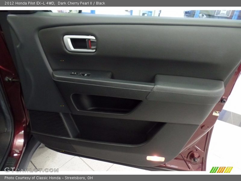 Dark Cherry Pearl II / Black 2012 Honda Pilot EX-L 4WD