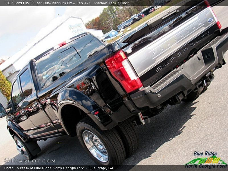 Shadow Black / Black 2017 Ford F450 Super Duty Platinum Crew Cab 4x4