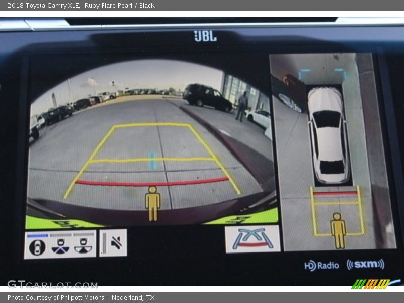 Ruby Flare Pearl / Black 2018 Toyota Camry XLE