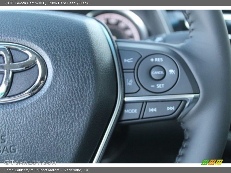 Ruby Flare Pearl / Black 2018 Toyota Camry XLE