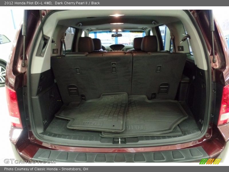 Dark Cherry Pearl II / Black 2012 Honda Pilot EX-L 4WD