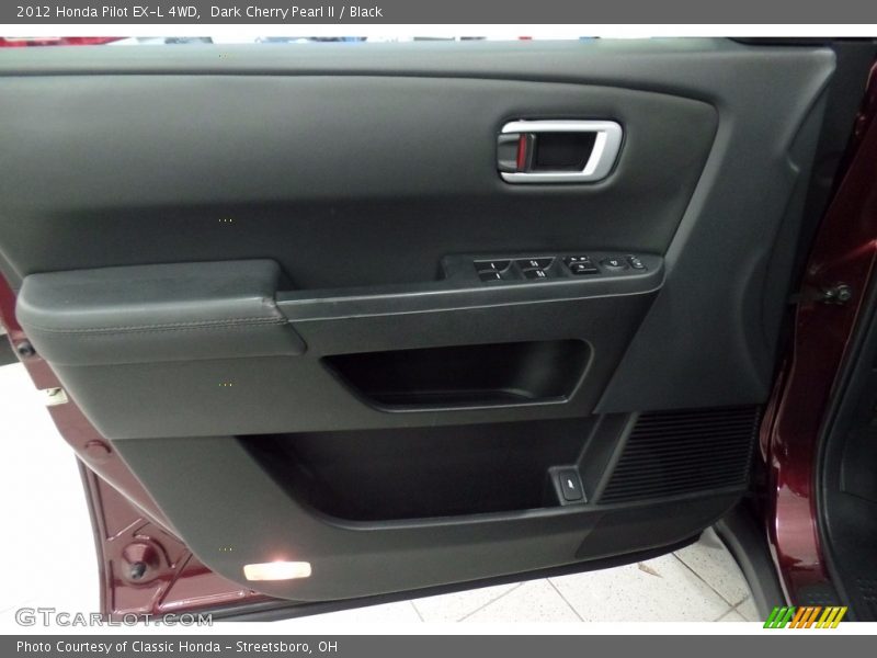 Dark Cherry Pearl II / Black 2012 Honda Pilot EX-L 4WD