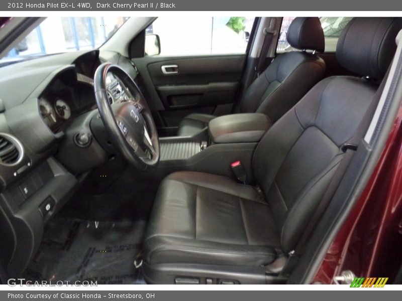 Dark Cherry Pearl II / Black 2012 Honda Pilot EX-L 4WD