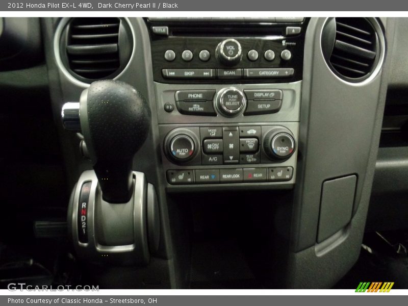 Dark Cherry Pearl II / Black 2012 Honda Pilot EX-L 4WD