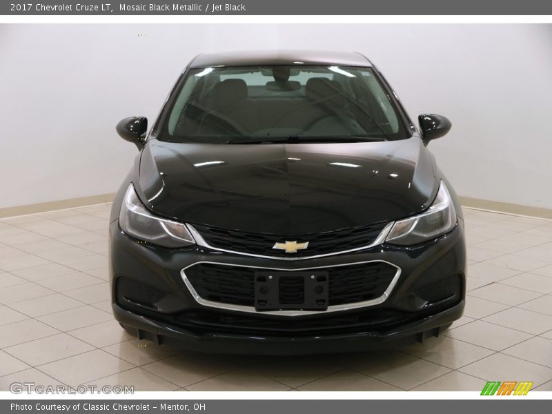 Mosaic Black Metallic / Jet Black 2017 Chevrolet Cruze LT