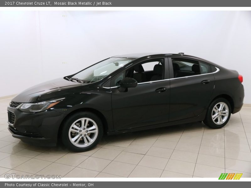 Mosaic Black Metallic / Jet Black 2017 Chevrolet Cruze LT