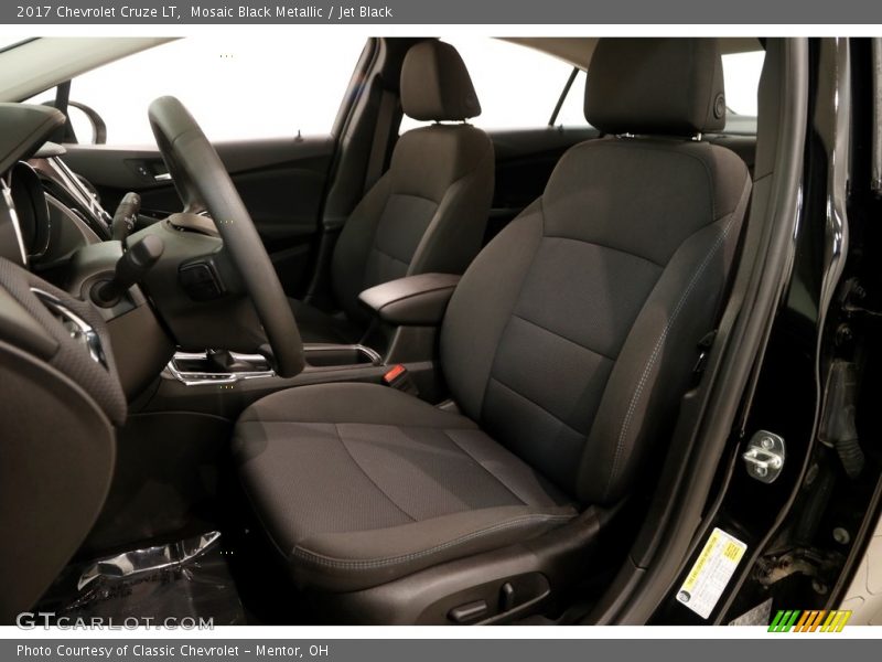 Mosaic Black Metallic / Jet Black 2017 Chevrolet Cruze LT
