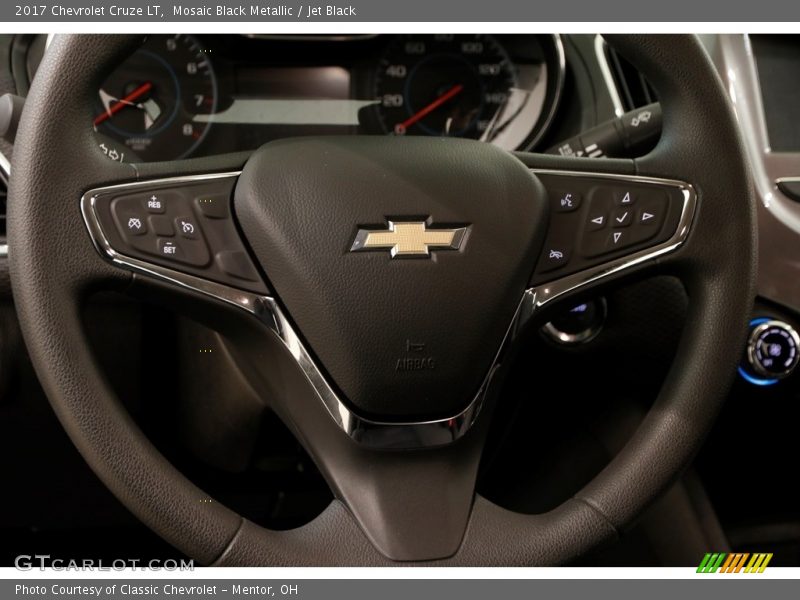 Mosaic Black Metallic / Jet Black 2017 Chevrolet Cruze LT