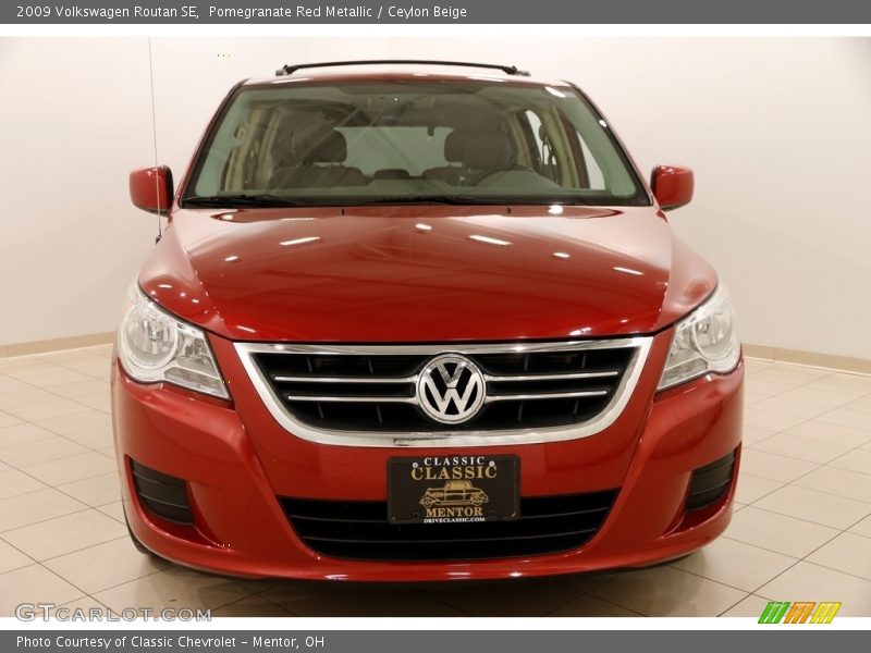 Pomegranate Red Metallic / Ceylon Beige 2009 Volkswagen Routan SE