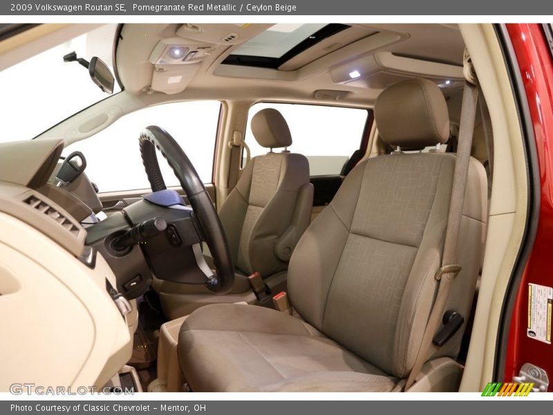 Pomegranate Red Metallic / Ceylon Beige 2009 Volkswagen Routan SE