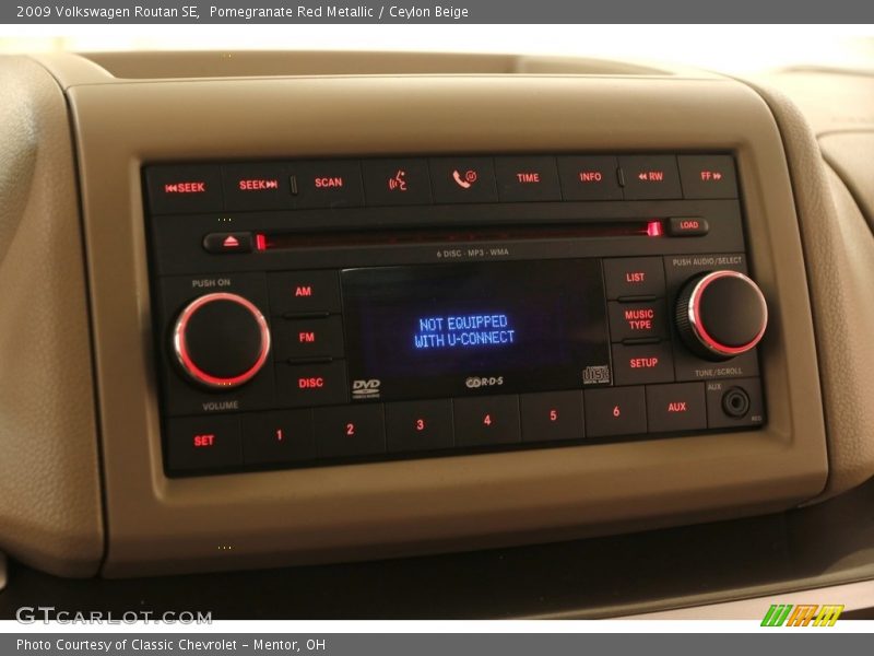 Pomegranate Red Metallic / Ceylon Beige 2009 Volkswagen Routan SE