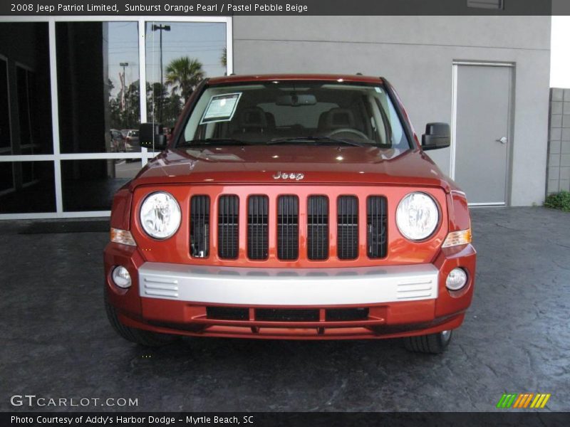 Sunburst Orange Pearl / Pastel Pebble Beige 2008 Jeep Patriot Limited