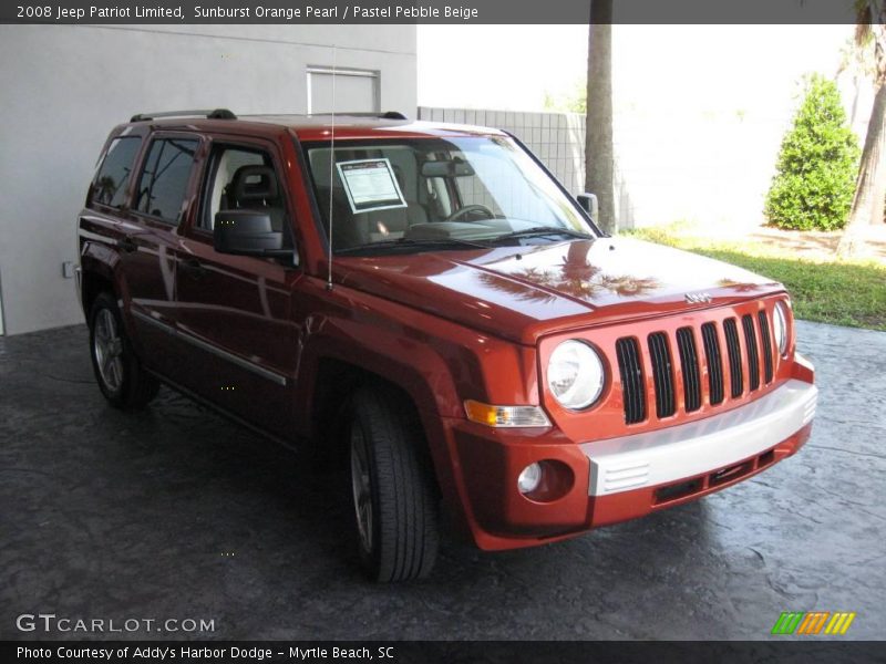 Sunburst Orange Pearl / Pastel Pebble Beige 2008 Jeep Patriot Limited
