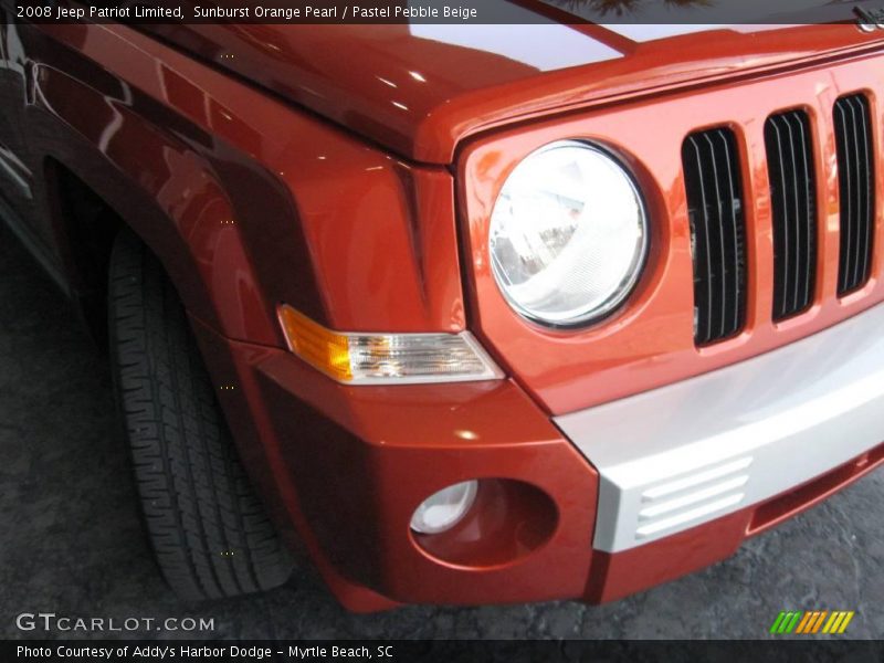 Sunburst Orange Pearl / Pastel Pebble Beige 2008 Jeep Patriot Limited