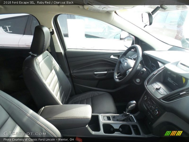 Ruby Red / Charcoal Black 2018 Ford Escape SEL
