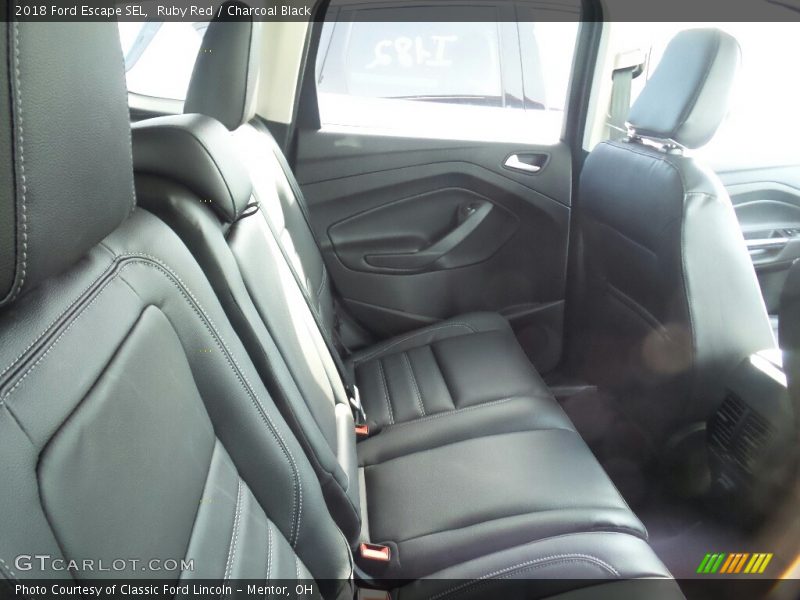 Ruby Red / Charcoal Black 2018 Ford Escape SEL