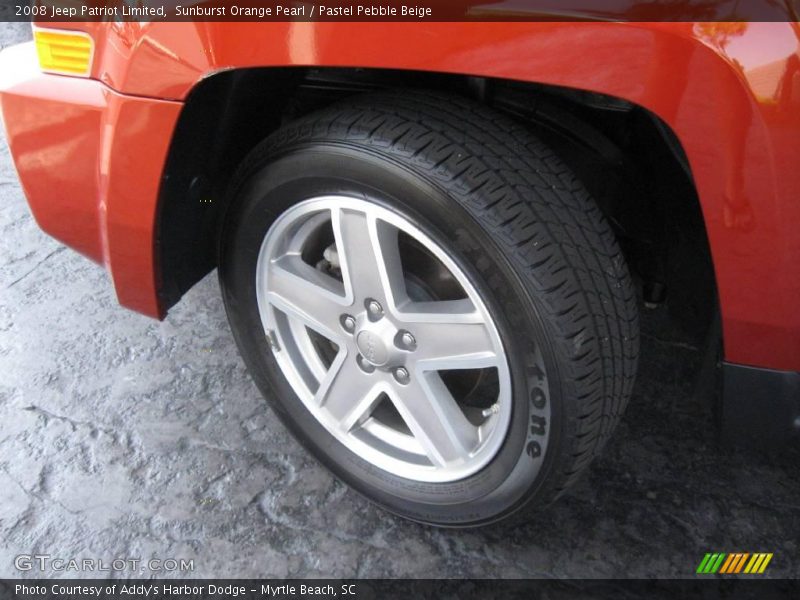 Sunburst Orange Pearl / Pastel Pebble Beige 2008 Jeep Patriot Limited