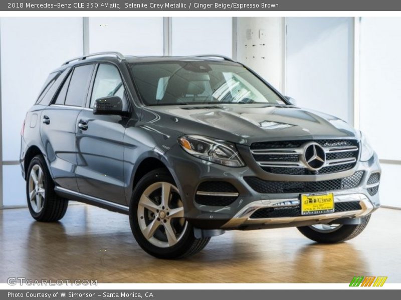 Selenite Grey Metallic / Ginger Beige/Espresso Brown 2018 Mercedes-Benz GLE 350 4Matic