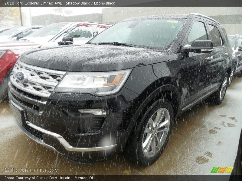 Front 3/4 View of 2018 Explorer Limited 4WD