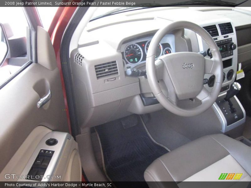 Sunburst Orange Pearl / Pastel Pebble Beige 2008 Jeep Patriot Limited